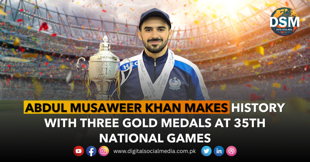 Musaweer khan Gold medal