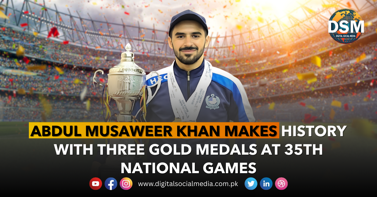 Musaweer khan Gold medal